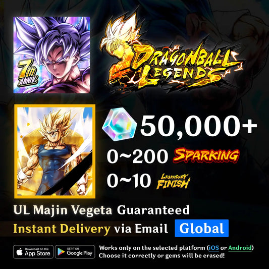 Dragon Ball Legends ULTRA Majin Vegeta Starter Account [iOS/Android]