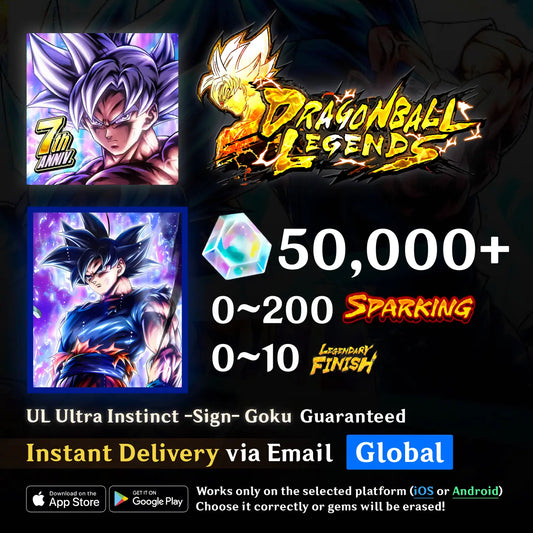 Dragon Ball Legends ULTRA UI Sign Goku Starter Account [iOS/Android]